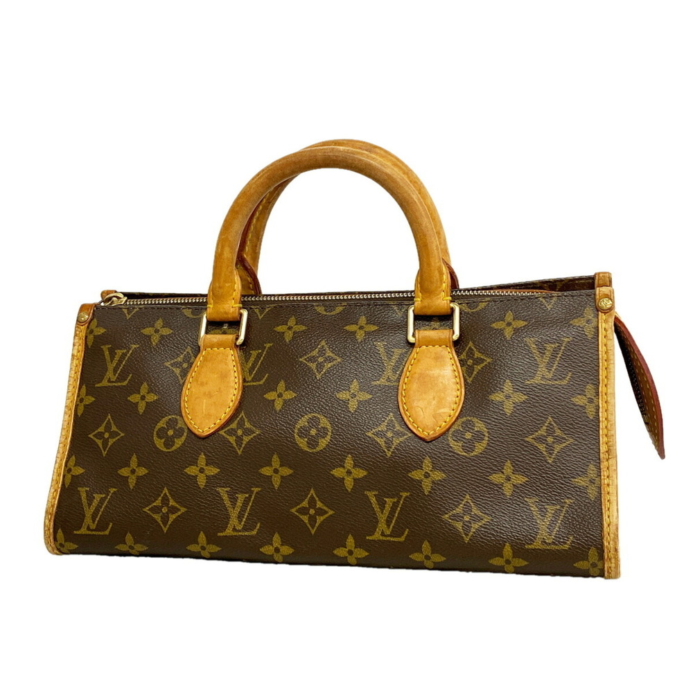 Louis Vuitton Monogram Popincourt Handbag M40009 Brown Women's